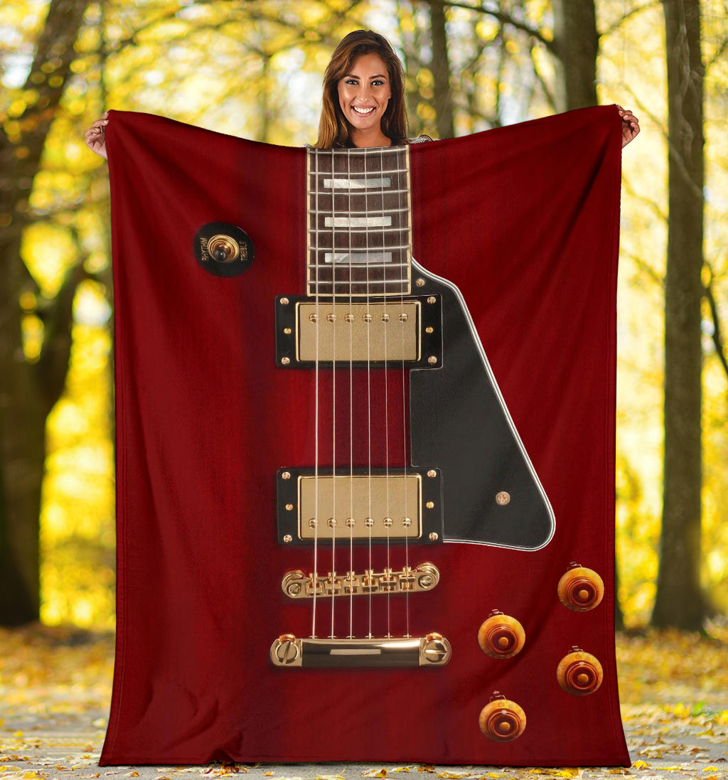 Anniversary Guitar Premium Blanket - { shop_name }} - Review