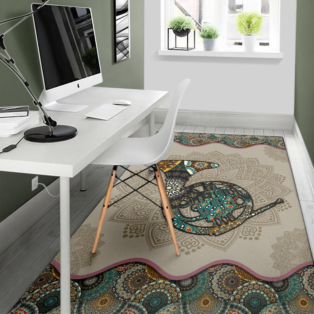 Horn Mandala Area Rug