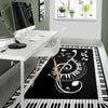 Piano Treble Clef Cat Rug