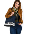 Piano Fabric Leather Bag