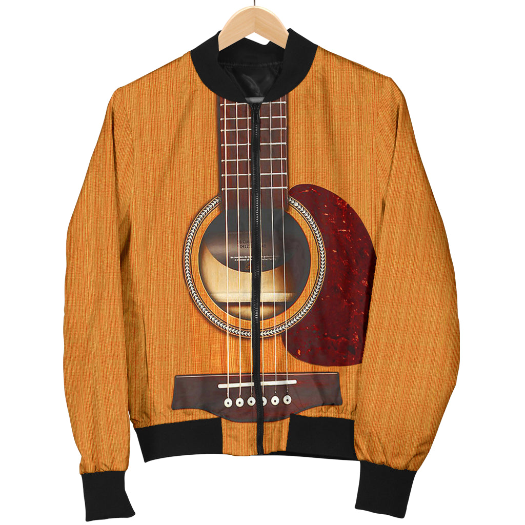 Wooden Guitar Women's Bomber Jacket