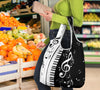 Piano Keys And Music Notes Grocery Bag 3-Pack