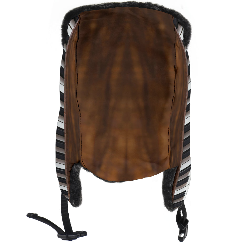 Piano Keys Trapper Hat