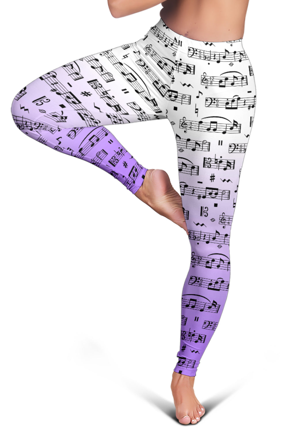Music Notes Women's Leggings