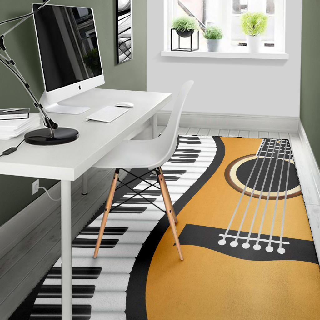 Piano and Guitar Area Rug