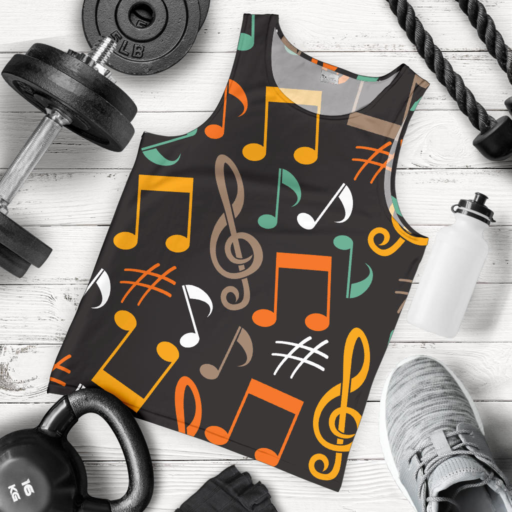 Music Notes Men's Tank Top