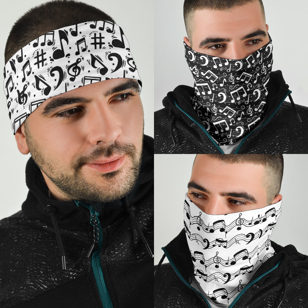 Music Notes Vector Bandana 3-Pack