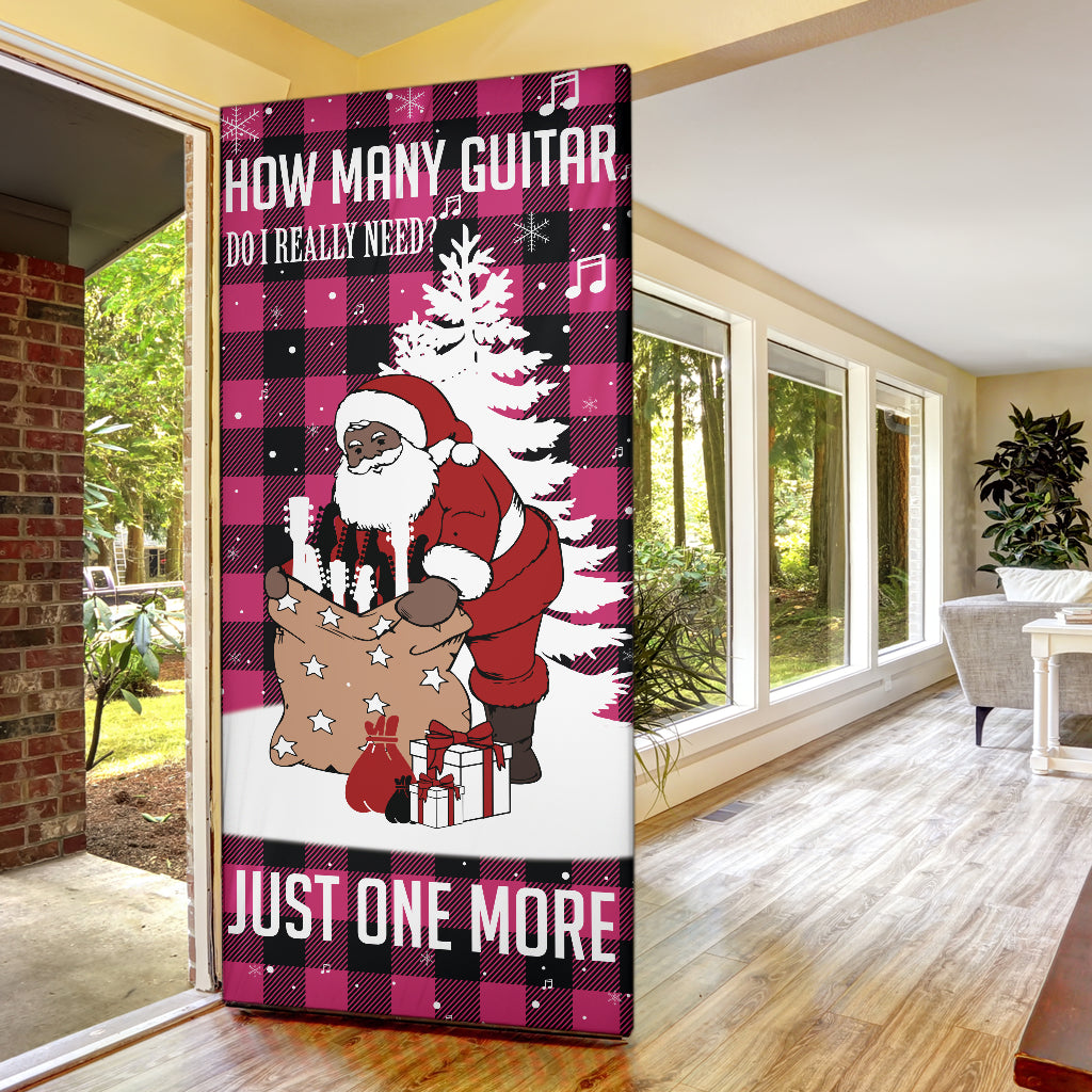 Just One More Guitar Pink Door Sock