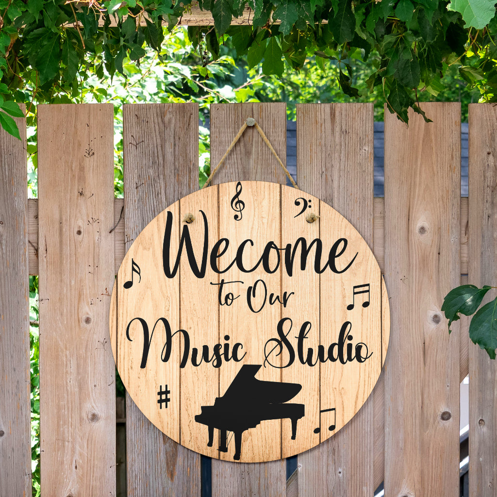 Music Studio Door Sign