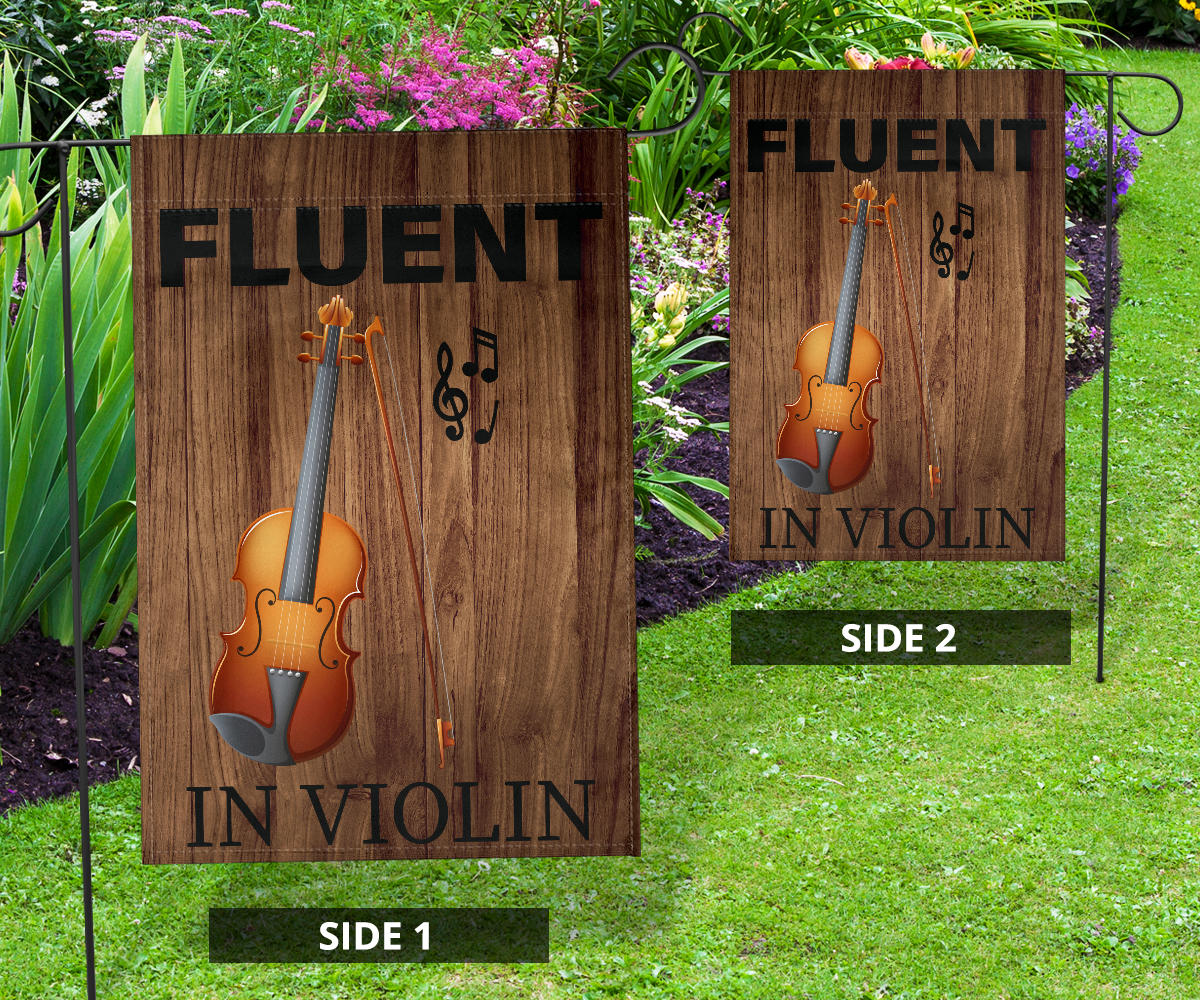 Fluent In Violin Flag