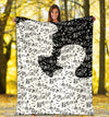 Music Notes Mother Day's Blanket