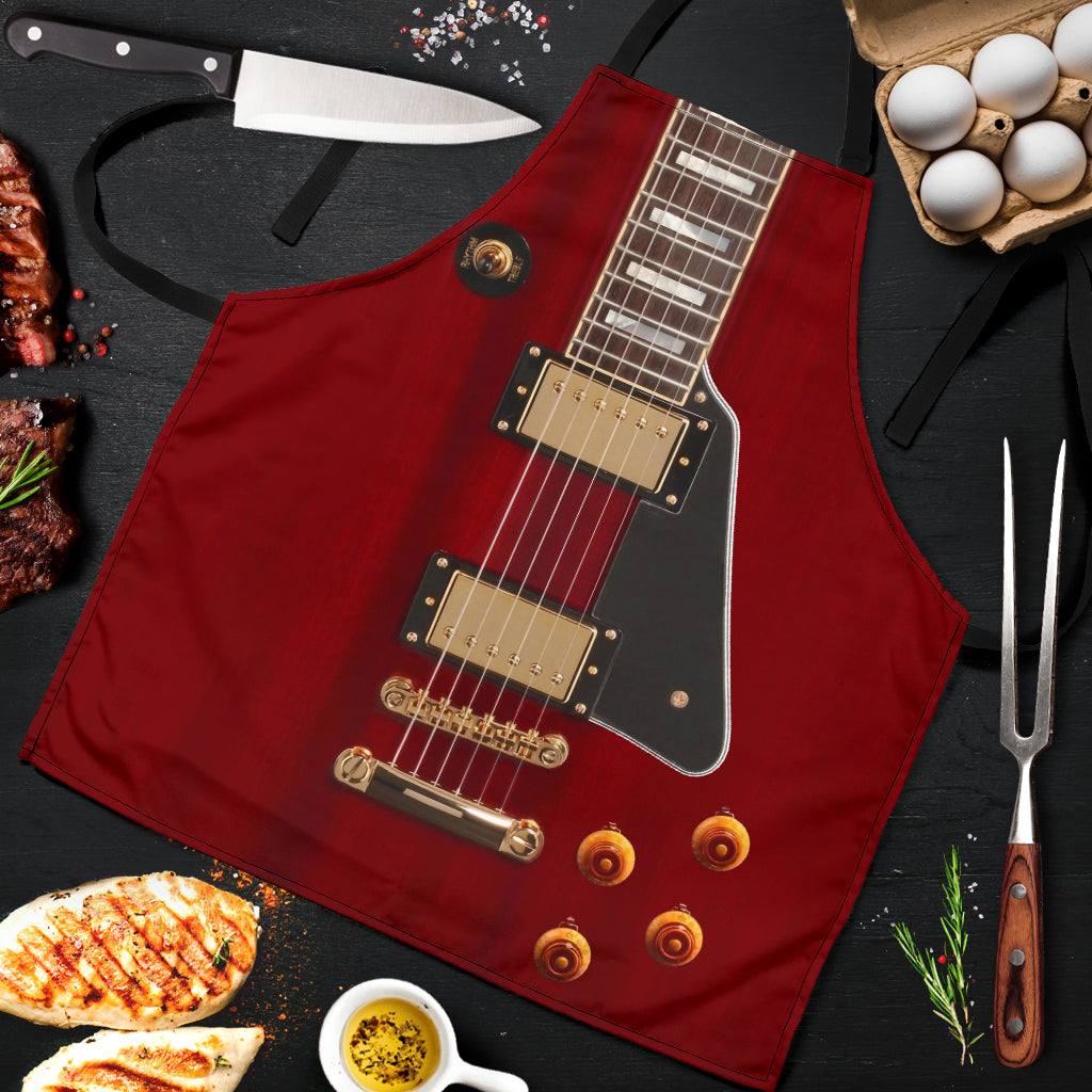 Anniversary Guitar Men's Apron - { shop_name }} - Review