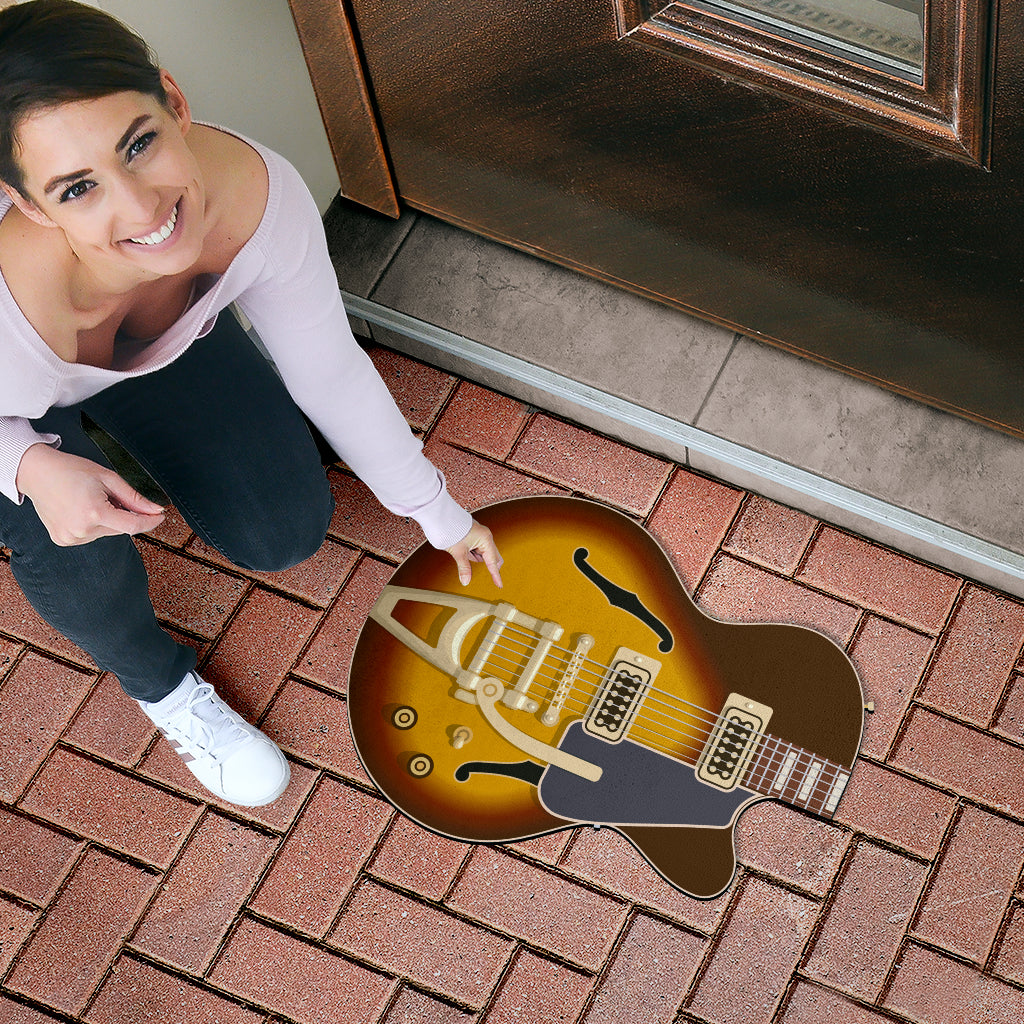 Semi Acoustic Guitar Door Mat