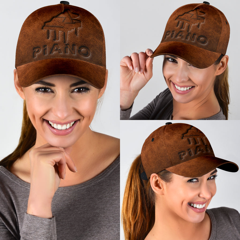 Piano Leather Classic Cap
