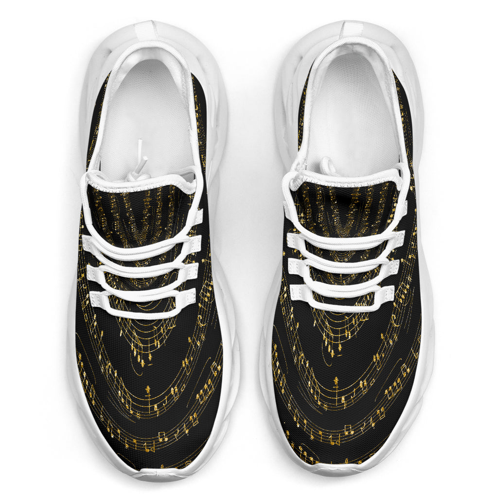 Music Gold Sole Sneakers