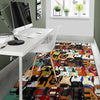 Guitars Area Rug