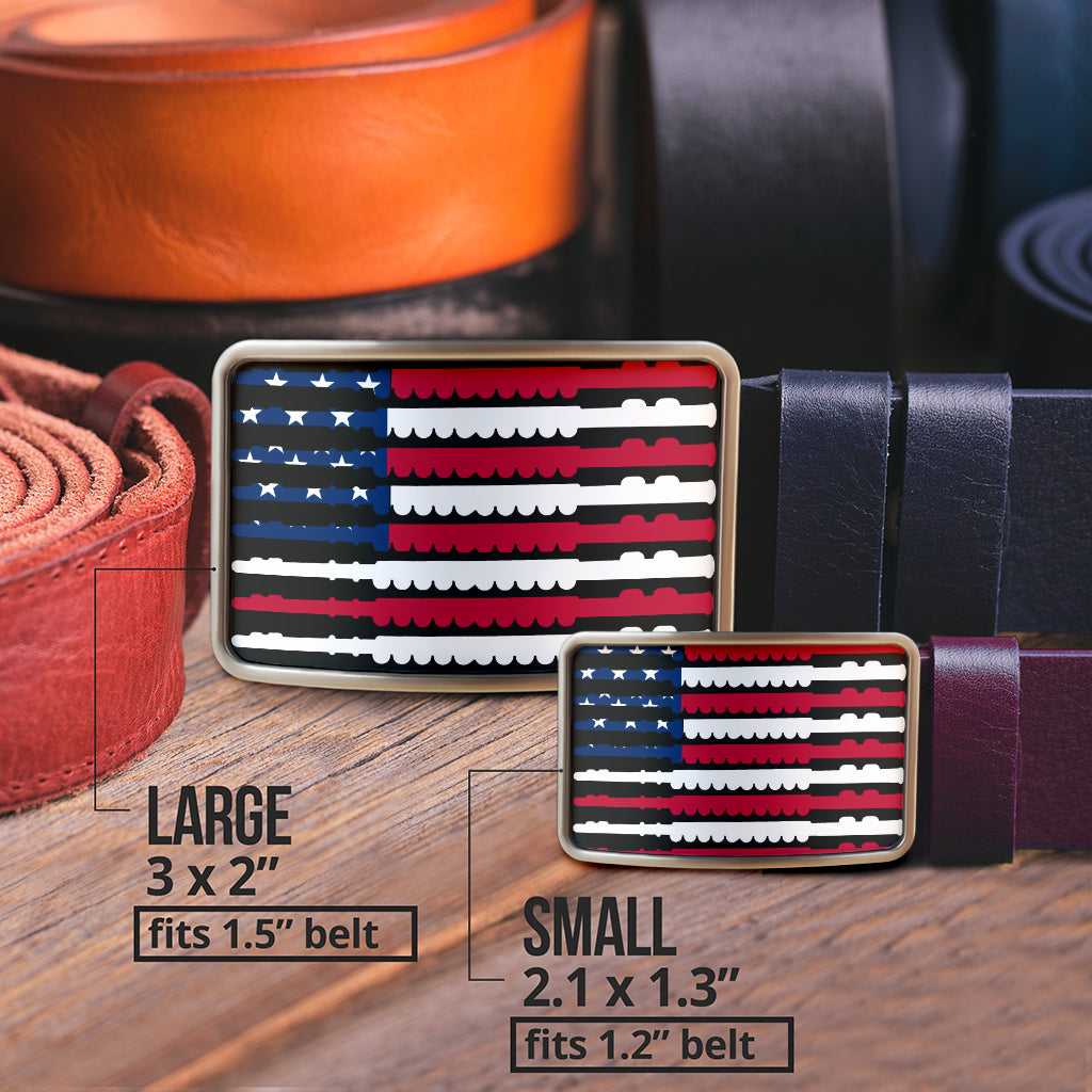 American Flag Flute Belt Buckle - { shop_name }} - Review