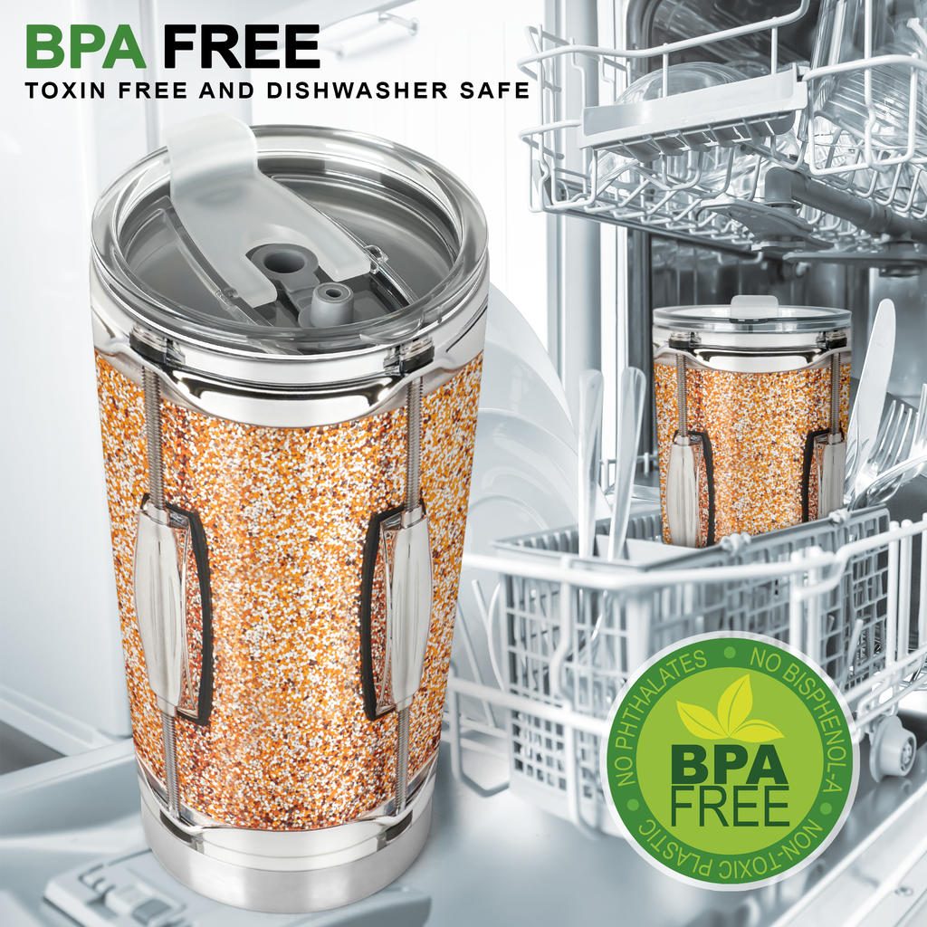 Sparkle Snare Drum Tumbler