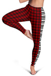 Piano Keys Red Women's Leggings