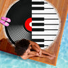 Vinyl Piano Keys Beach Blanket