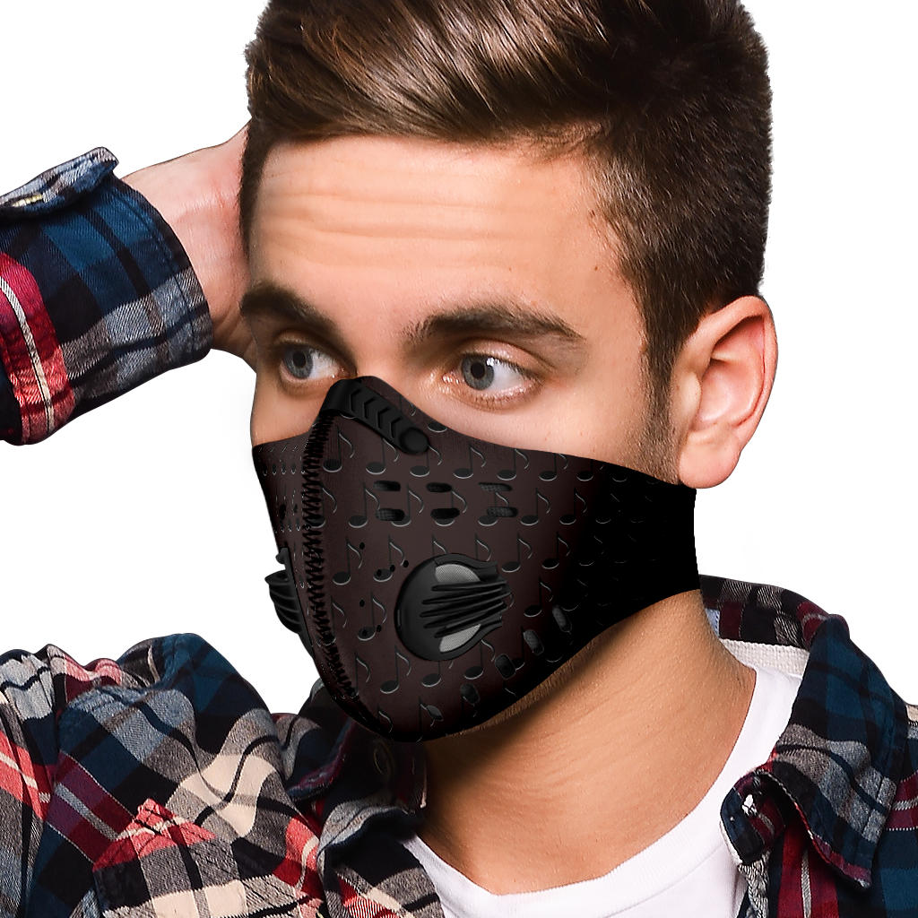 Stunning Music Notes Premium Face Mask