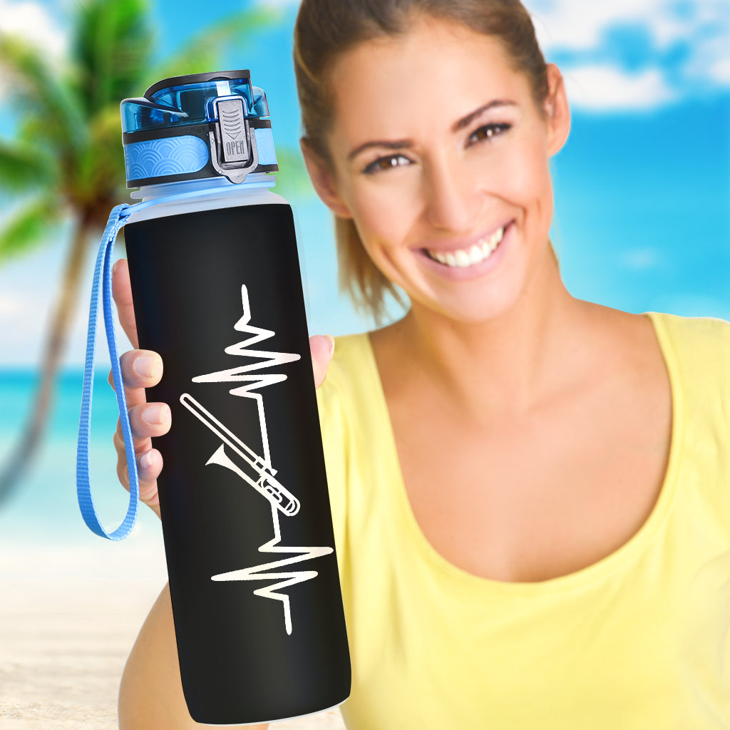 Trombone Heartbeat Hydro Tracking Bottle