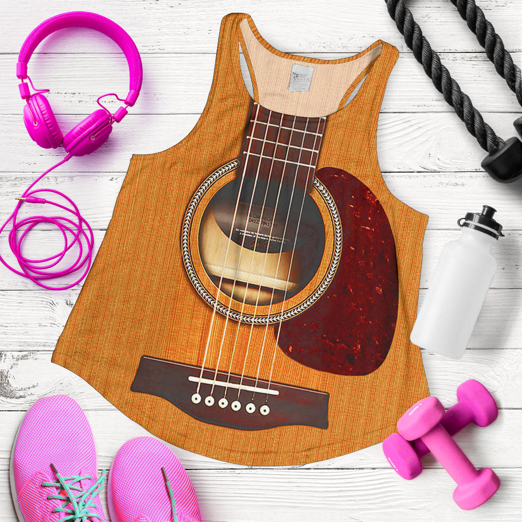 Wooden Guitar Women's Racerback Tank