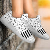 Piano Keys With Music Notes Sport Sneakers