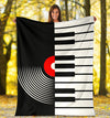 Piano Keys Vinyl Premium Blanket