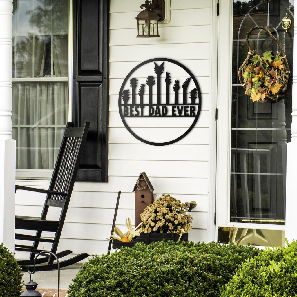 Best Dad Ever Metal Sign