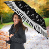 Piano Keys Musical Notes Umbrella