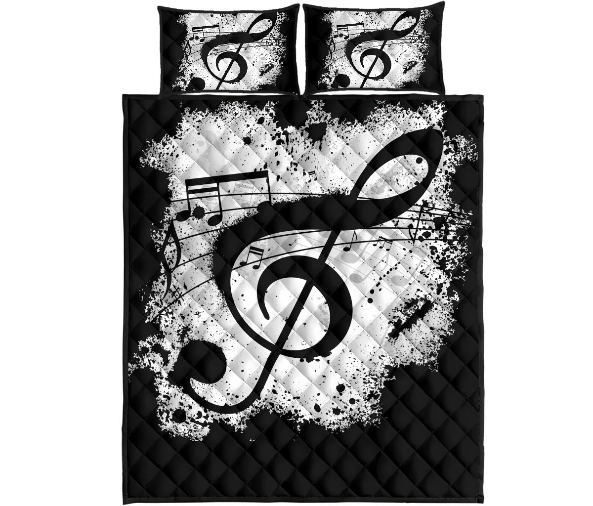 Treble Clef Quilt Bed Set