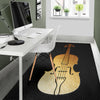 Violin Leather Rug