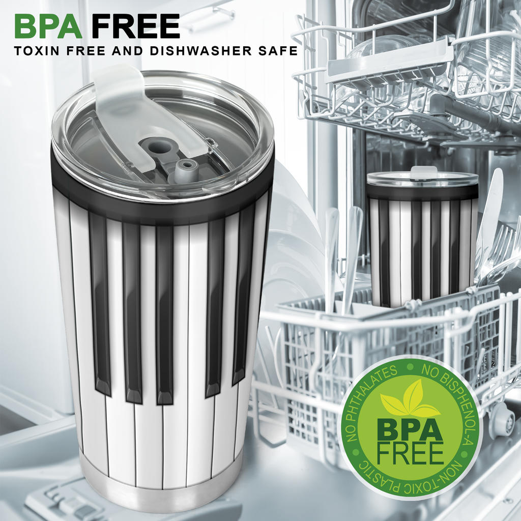 Piano Keys Tumbler