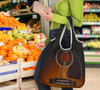 Black Wood Guitar Grocery Bag 3-Pack