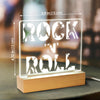 Rock N Roll Guitar Light Up Acrylic