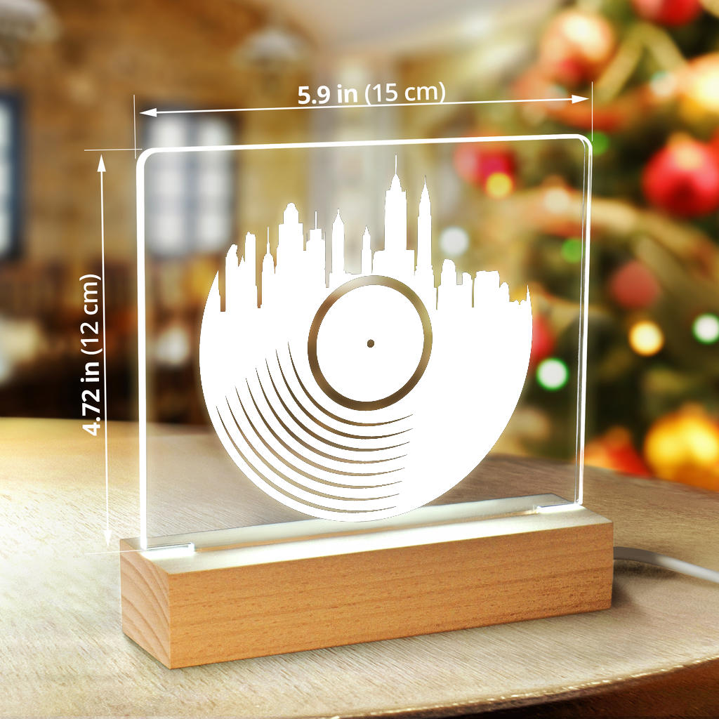 Vinyl City Light Up Acrylic