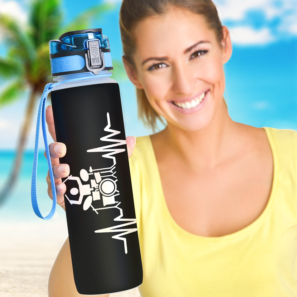 Drum Heartbeat Hydro Tracking Bottle