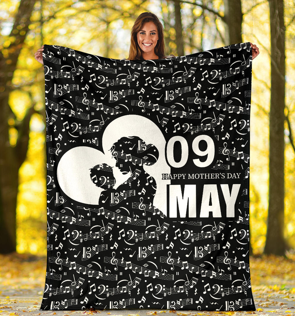 Mother's Day Music Black Blanket - { shop_name }} - Review