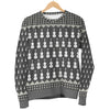 Violin Pattern Women's Grey Sweater - { shop_name }} - Review