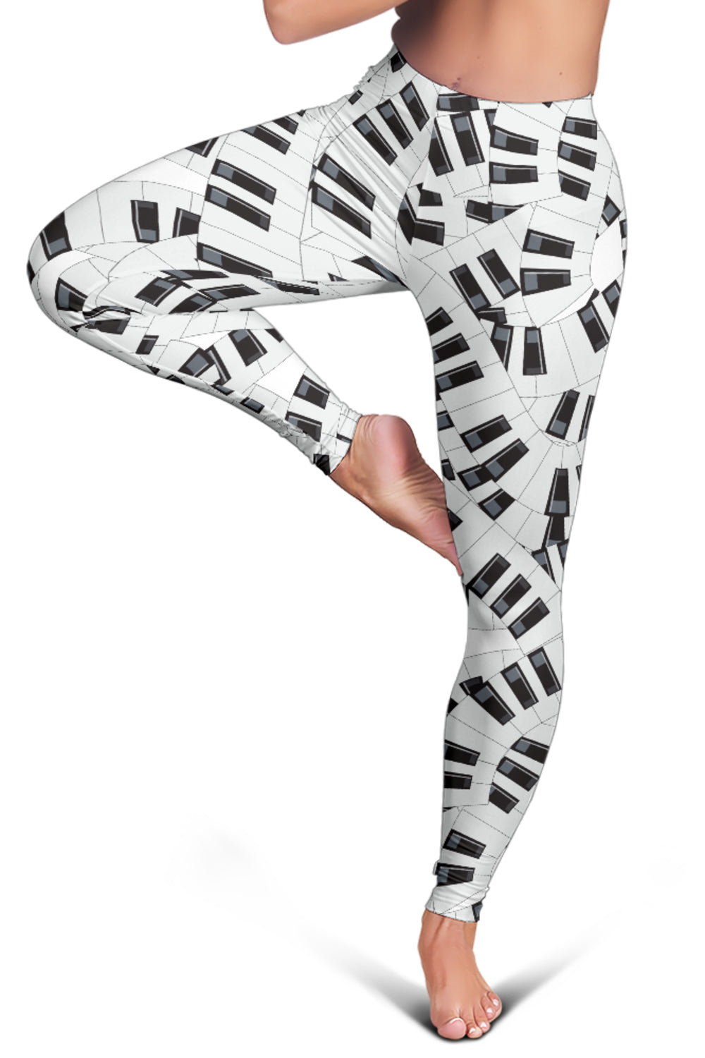 Piano White Women's Leggings
