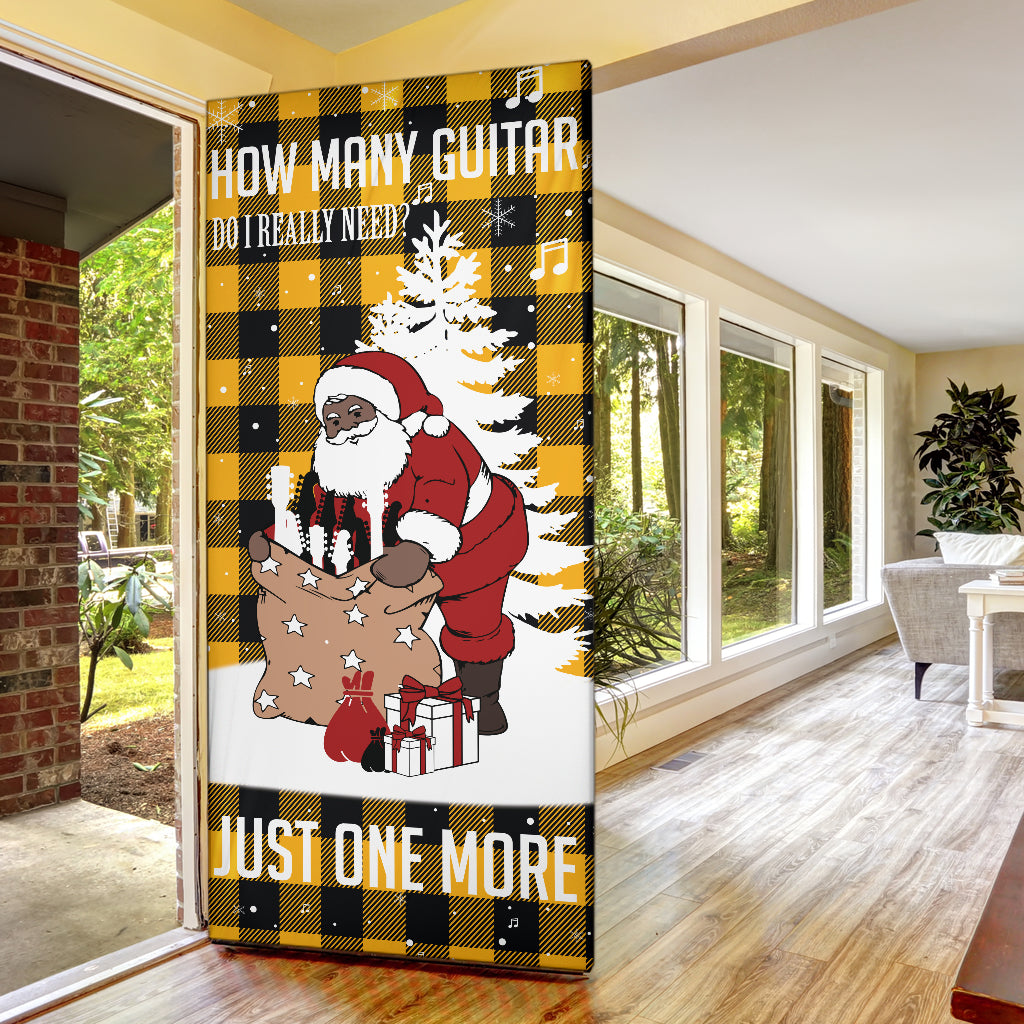 Just One More Guitar Yellow Door Sock