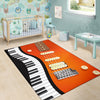 Piano With Guitar Area Rug