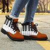 Piano Keys Leather Boots