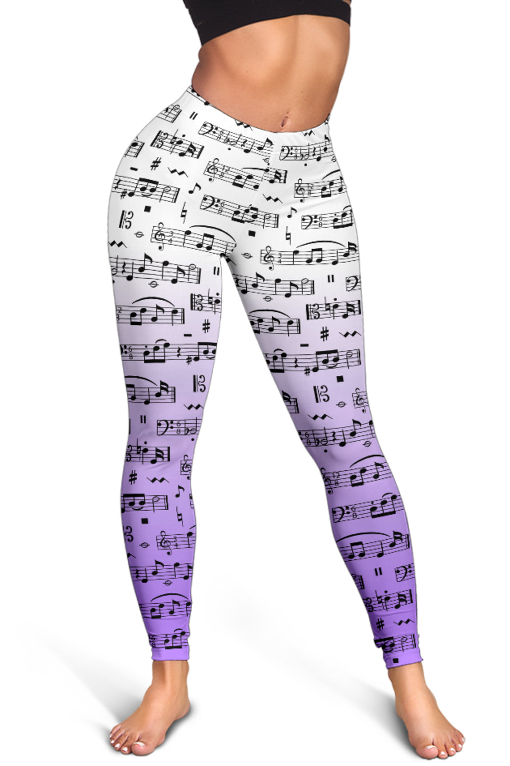 Music Notes Women's Leggings