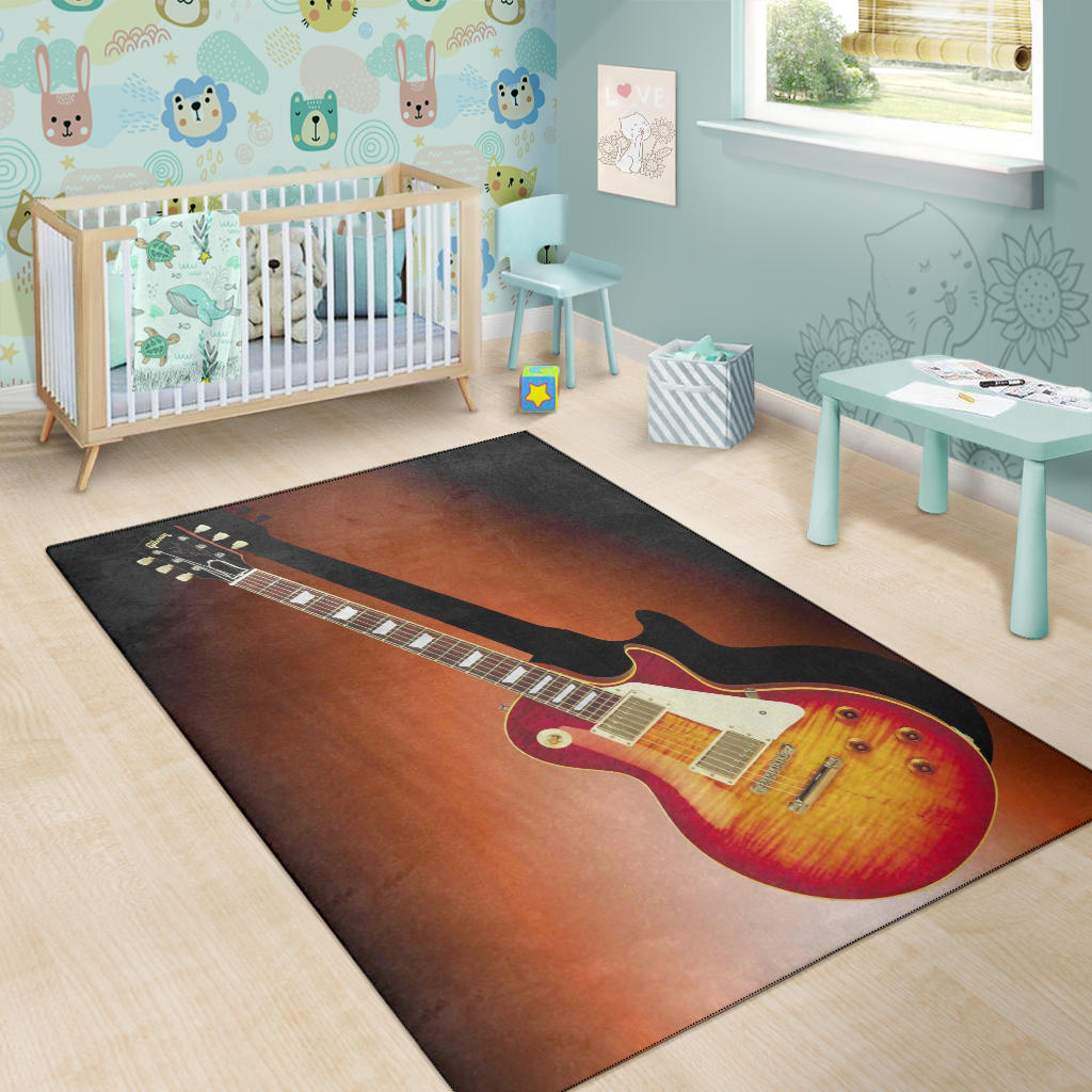 Awesome Guitar Area Rug