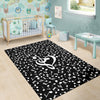 Music Notes Heart Area Rug - { shop_name }} - Review