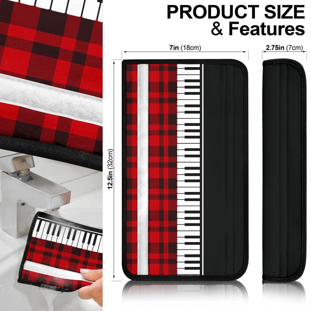 Piano Seat Belt Covers