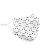 Musical Notes White Face Mask