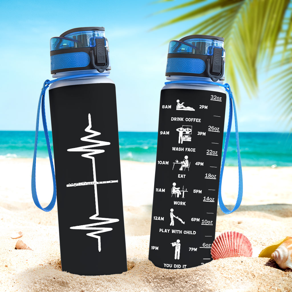 Flute Heartbeat Hydro Tracking Bottle